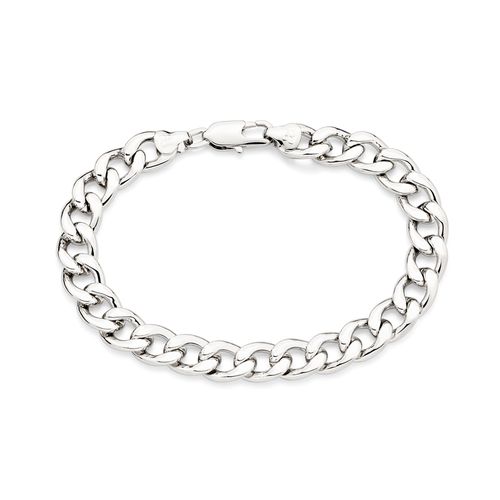 PLATINUM MEN'S THICK CABLE LINK BRACELET