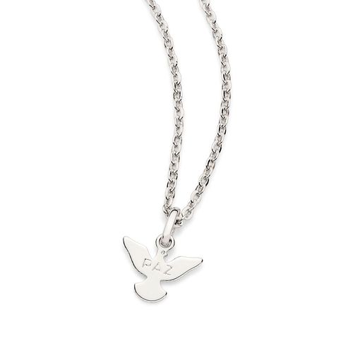 PLATINUM HOLY SPIRIT PAZ (PEACE) PENDANT