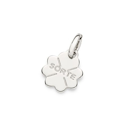 PENDANT PLATINUM FOUR LEAF CLOVER SORTE (LUCK)