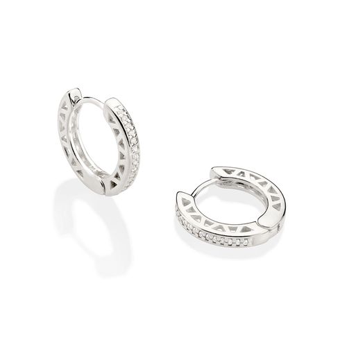 SILVER 925 HUGGIE EARRINGS