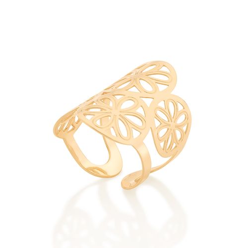 GOLD ORANGE SLICE RING