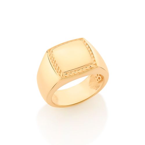 GOLD SQUARE MEN’S RING