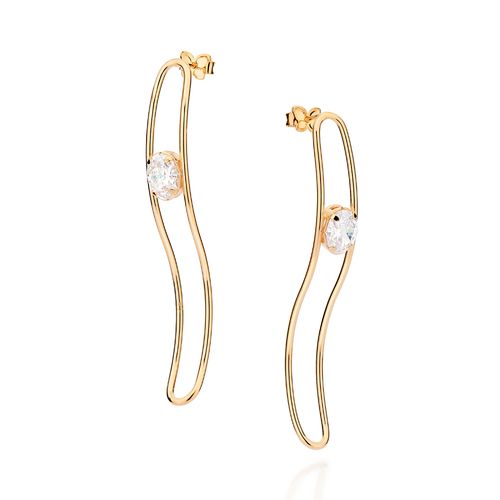 GOLD FIRST POSITION EARRINGS