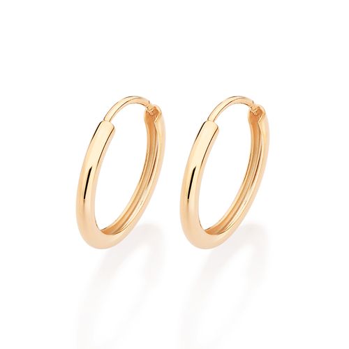 GOLD EVERYDAY LARGE HOOP EARRINGS