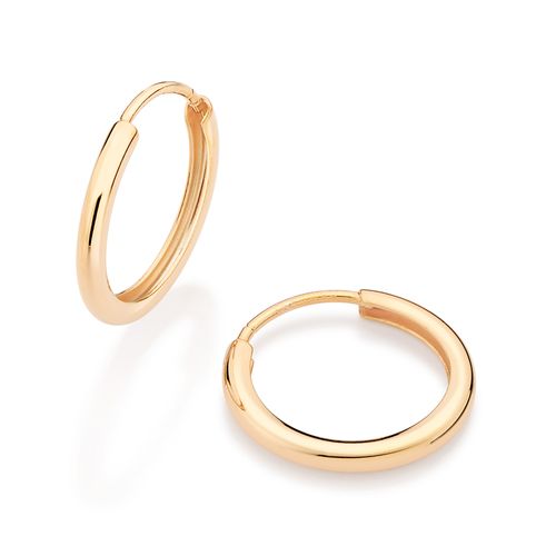 GOLD EVERYDAY LARGE HOOP EARRINGS