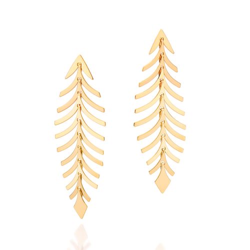 GOLD LEAF EARRINGS