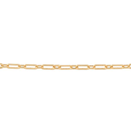 GOLD MEN'S PAPER CLIP CHAIN