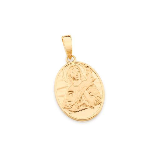 GOLD SAINT LUCY PENDANT