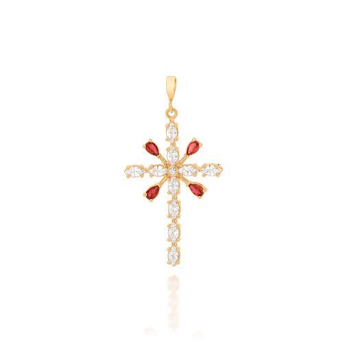 GOLD UNIQUE CROSS PENDANT