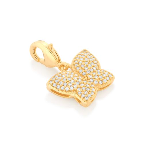 GOLD PENDANT WITH ZIRCONIA