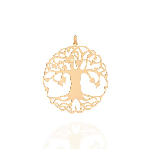 GOLD TREE OF LIFE MANDALA PENDANT