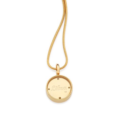 GOLD LIBRA PENDANT