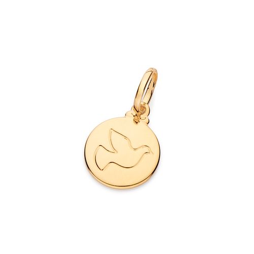 GOLD HOLY SPIRIT DOVE PENDANT