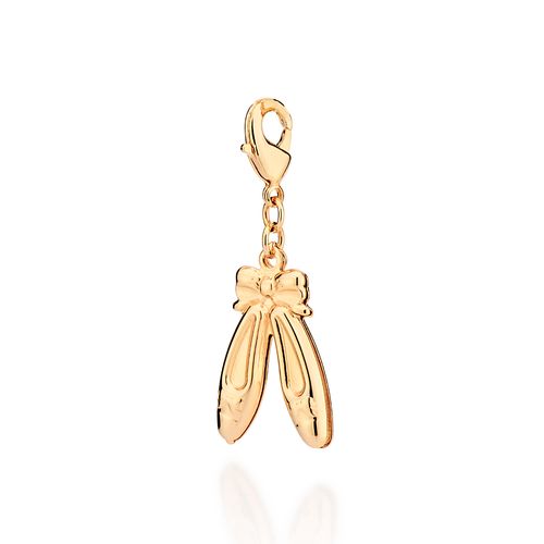 GOLD BALLET SLIPPERS PENDANT