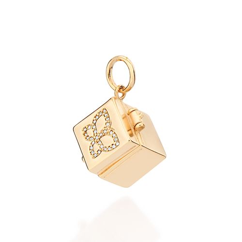 GOLD MUSIC BOX PENDANT