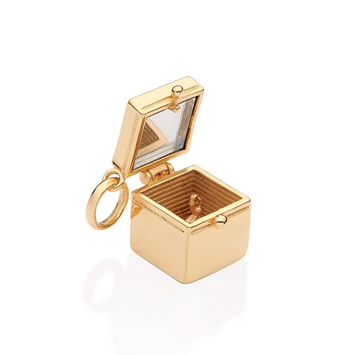 GOLD MUSIC BOX PENDANT