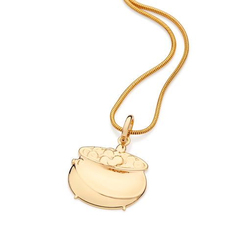 GOLD POT OF GOLD PENDANT