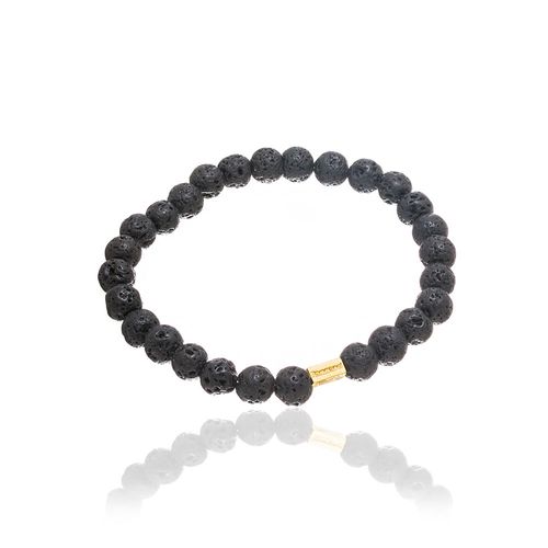 GOLD BRACELET WITH STONE