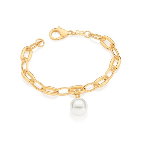 GOLD GLEAMING SPHERE BRACELET