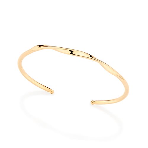 GOLD TWISTED CUFF BRACELET