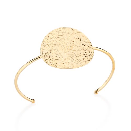 GOLD MOON CRATER CUFF BRACELET