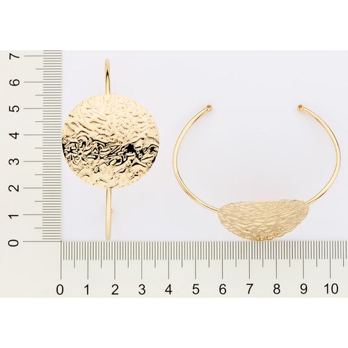 GOLD MOON CRATER CUFF BRACELET