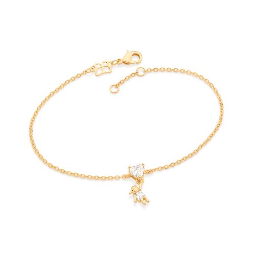 GOLD HANGING BOY BRACELET