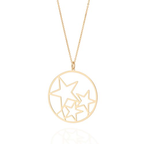 GOLD STARRY NIGHT PENDANT