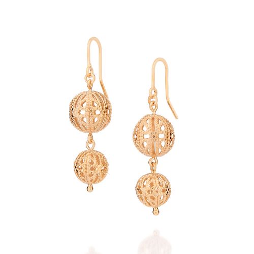 GOLD CHANDELIER EARRINGS