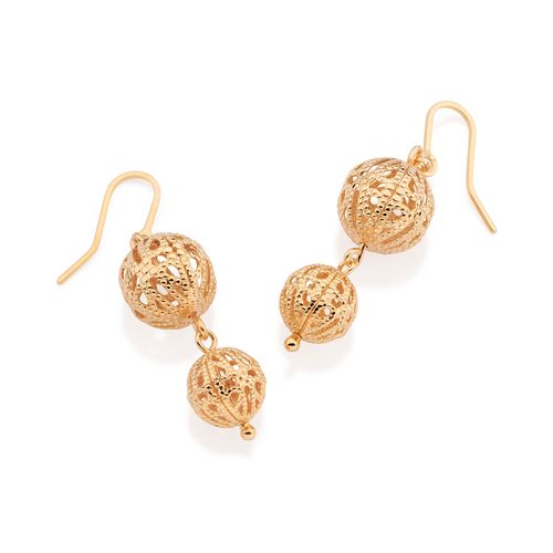 GOLD CHANDELIER EARRINGS