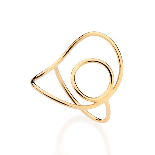 GOLD ROOTS SKINNY RING