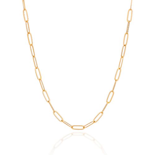 GOLD MEN'S LARGE OVAL LINK CHAIN