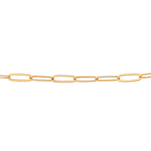 GOLD MEN'S LARGE OVAL LINK CHAIN