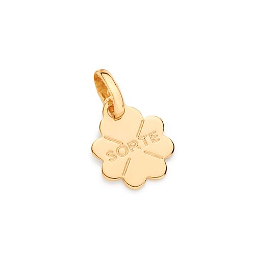 GOLD FOUR LEAF CLOVER SORTE (LUCK) PENDANT