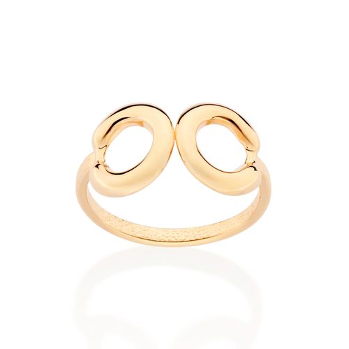 GOLD HORSE SHOE RING