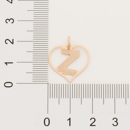 GOLD PENDANT-LETTER Z