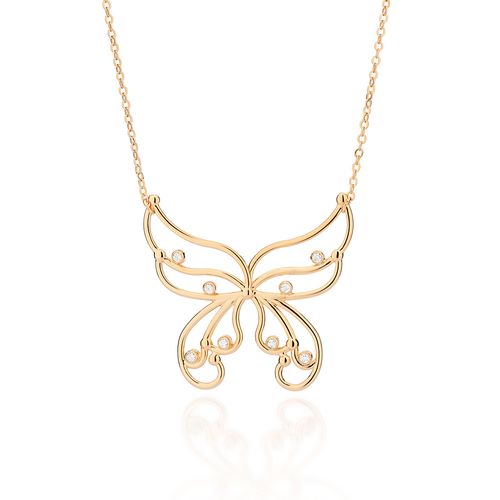 GOLD ULTIMATE BUTTERFLY NECKLACE