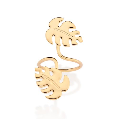 GOLD LEAF ADJUSTABLE RING