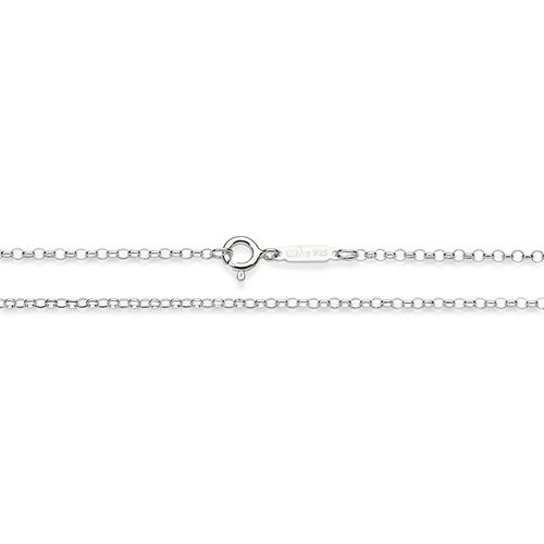 SILVER CABLE LINK CHAIN  MEDIUM