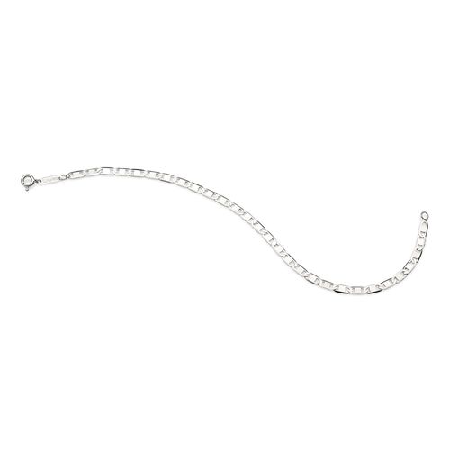 SILVER ANCHOR LINK BRACELET XLARGE