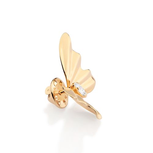 GOLD STUDDED BUTTERFLY PIN