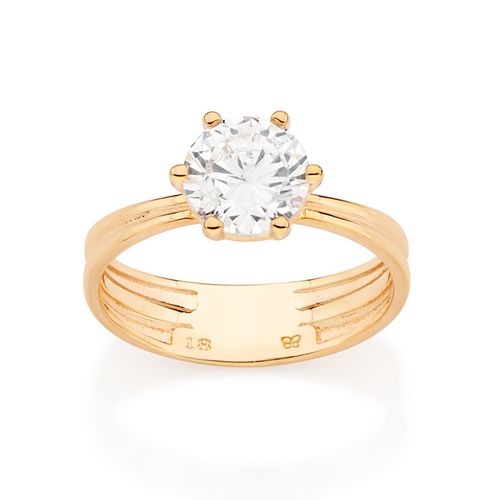 GOLD BEACON ENGAGEMENT RING