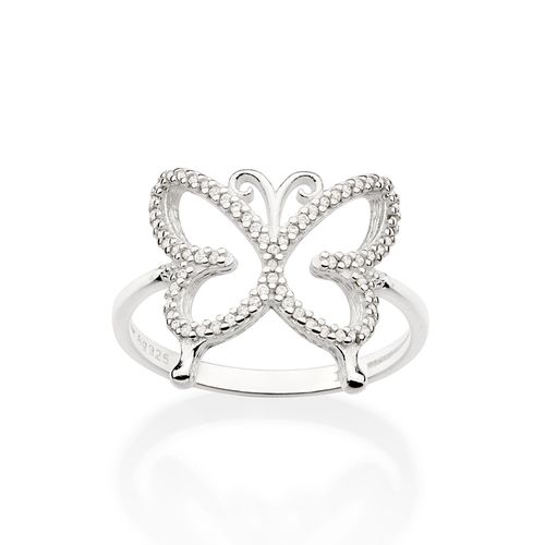 SILVER 925 BUTTERFLY RING