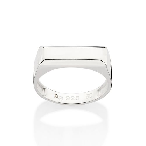 SILVER 925 MEN’S RECTANGULAR RING