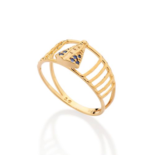 GOLD OUR LADY REVEALED RING