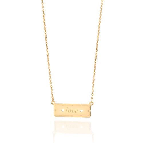 GOLD LOVE NECKLACE