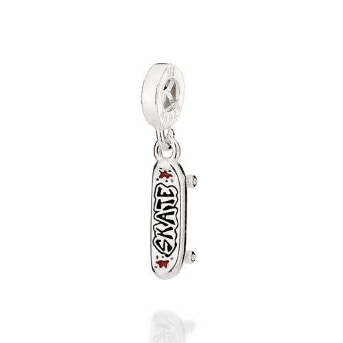 SILVER 925 SKATEBOARD CHARM