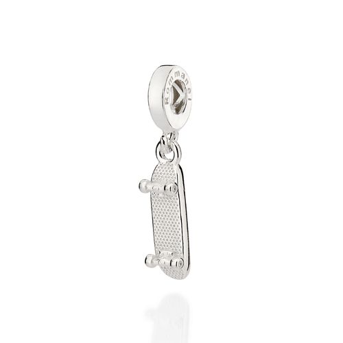 SILVER 925 SKATEBOARD CHARM