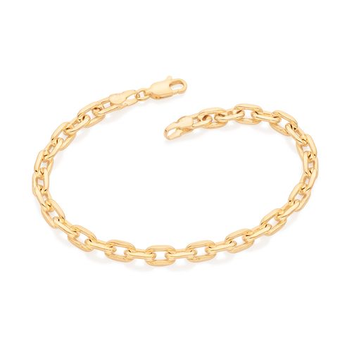 GOLD MEN'S THICK CABLE LINK BRACELET