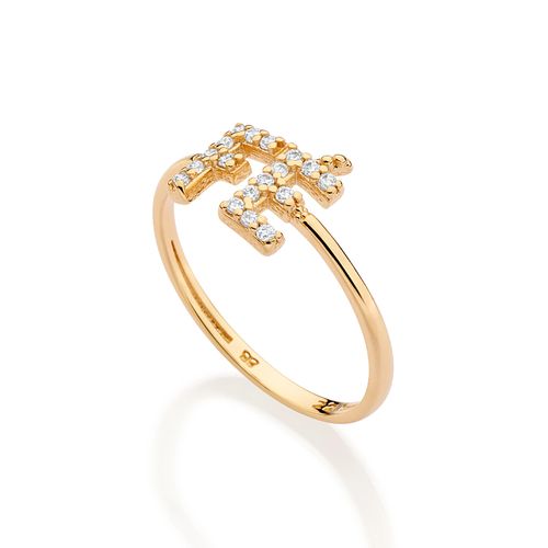 GOLD FÉ (FAITH) SKINNY RING